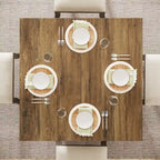 31.5 Inch Square Dining Table with Pedestal Base