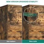 4-Drawer Vertical File Cabinet with Lock for Letter & A4-Sized Files