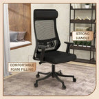 Ergonomic Mesh Back Office Chair with Adjustable Height and Armrests