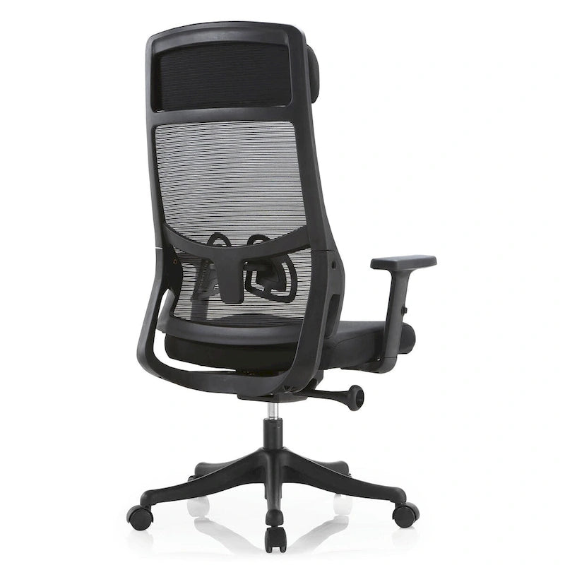Ergonomic Mesh Back Office Chair with Adjustable Height and Armrests