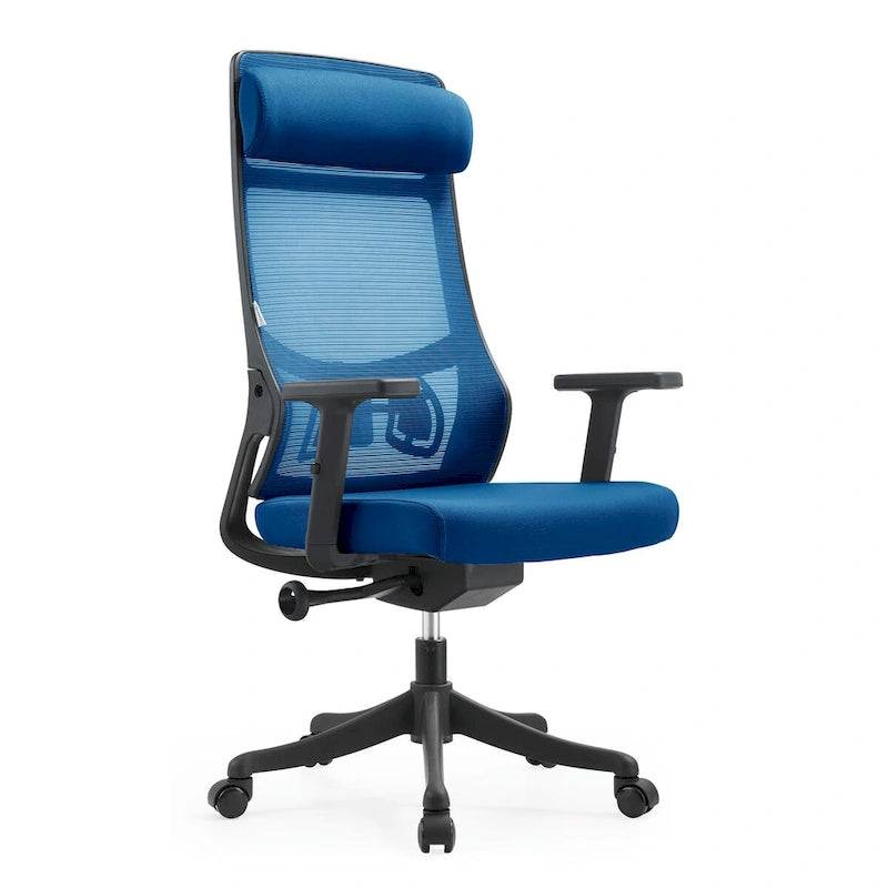 Ergonomic Mesh Back Office Chair with Adjustable Height and Armrests