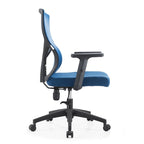 Ergonomic Mesh Back Office Chair with Adjustable Height and Armrests