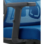 Ergonomic Mesh Back Office Chair with Adjustable Height and Armrests