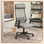 Ergonomic Mesh Back Office Chair with Adjustable Height and Armrests